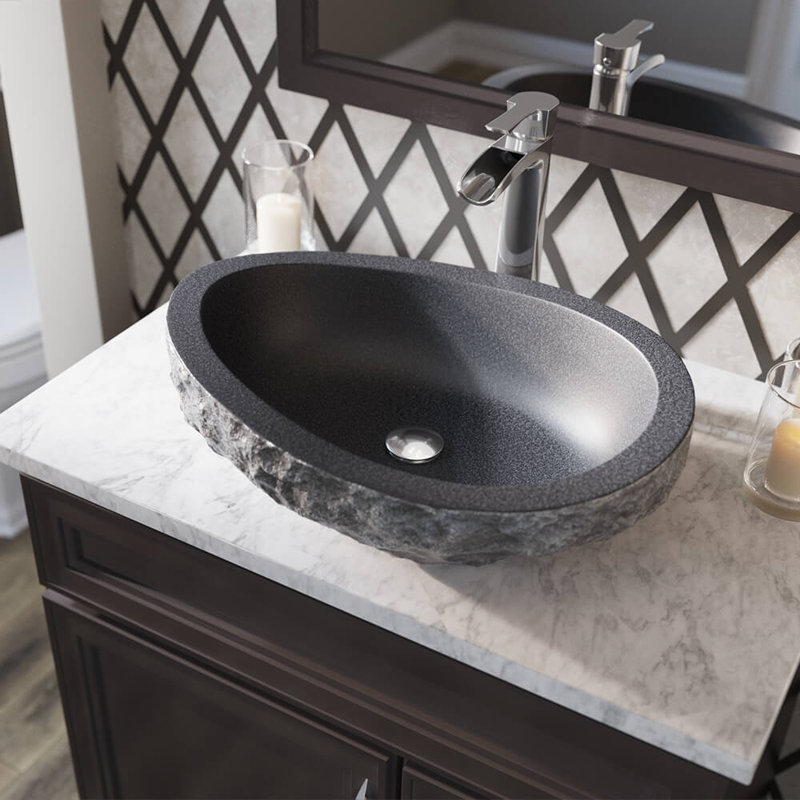 MRDirect Impala Stone Oval Vessel Bathroom Sink & Reviews Wayfair